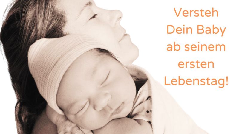 Mutter mit Baby an der Schulter - Versteh dein baby ab dem ersten Lebenstag