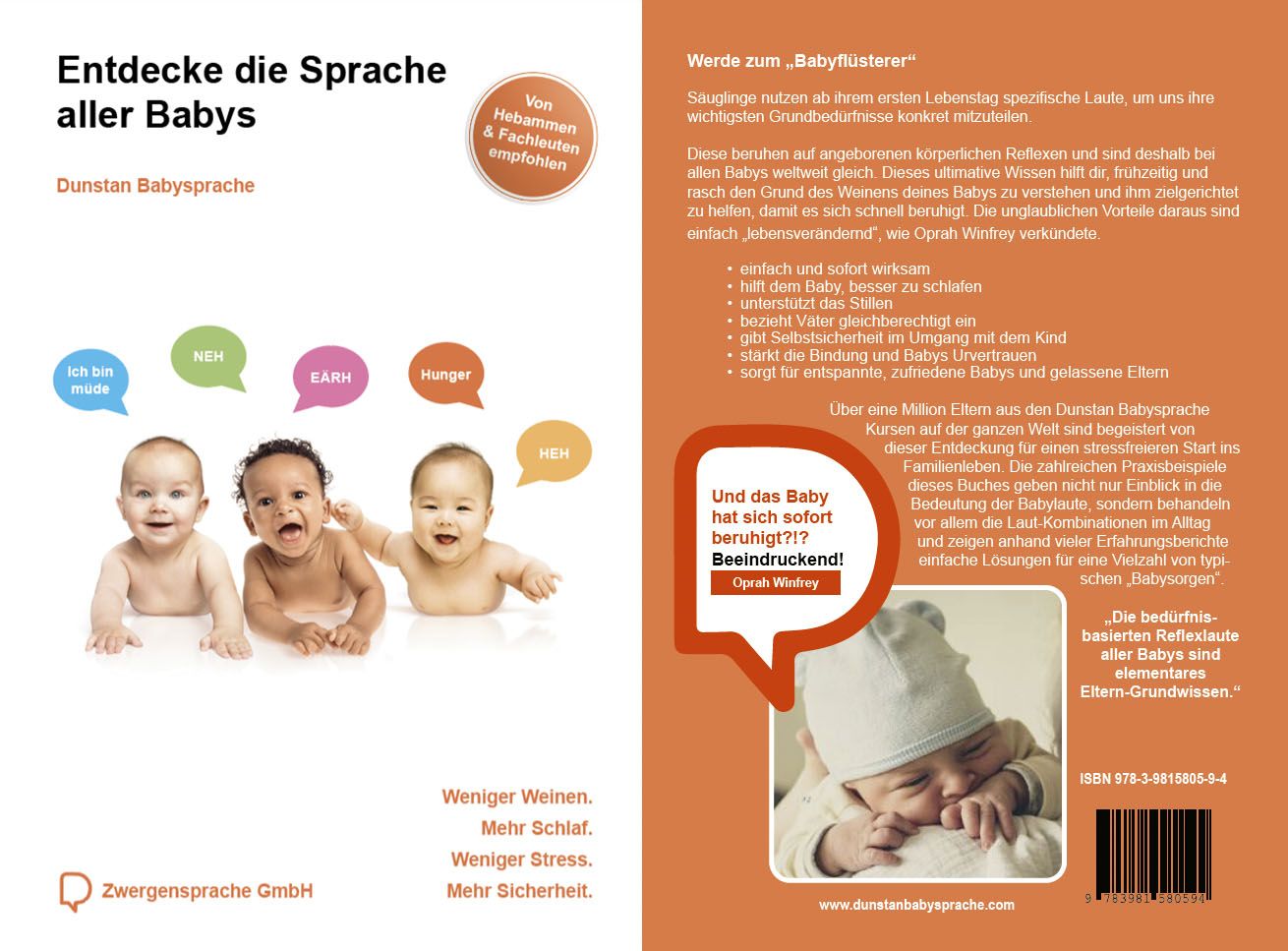 Werbebanner "Entdecke die Sprache aller Babys"